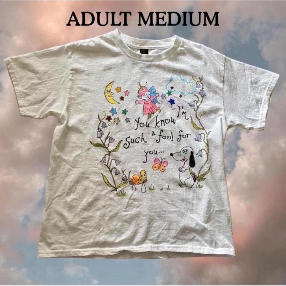 The Linger hand drawn tee